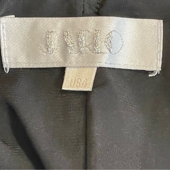 Jarlo Evening Dress Black Spaghetti Strap Event Dress Size 4 - Picture 10 of 14